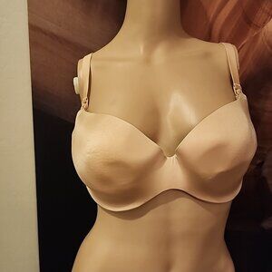 A Pea In The Pod Nursing Bra 34DD Nude Underwire Lined